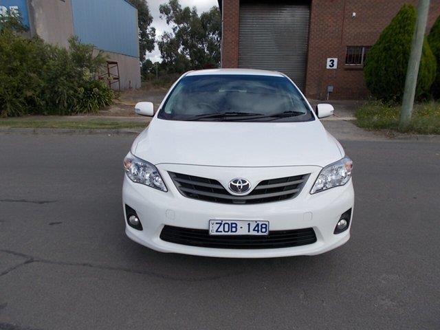 Used 2012 TOYOTA COROLLA ASCENT SPORT ZRE152R MY11 4D ...